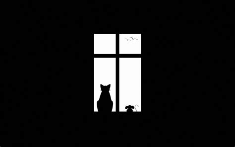 Minimalist Cat Desktop Wallpapers - Wallpaper Cave