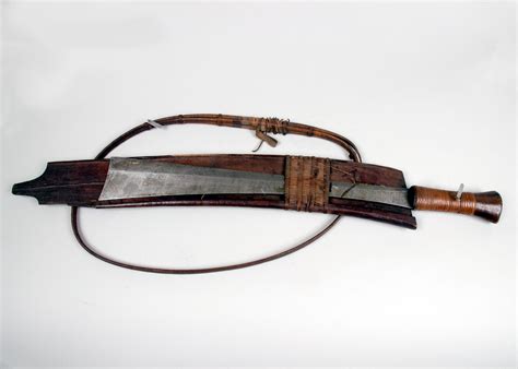 Sword (Dao) with Scabbard and Baldric | Indian, Assam, Naga Hills | The ...