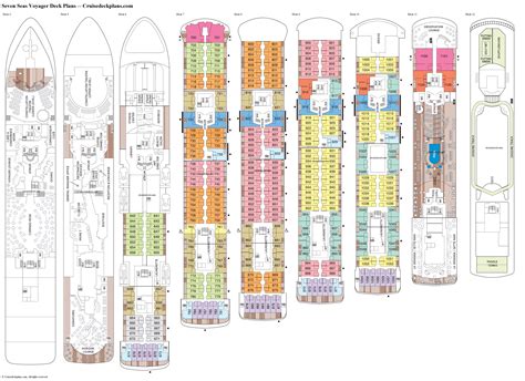 Seven Seas Voyager Deck 7 Deck Plan Tour