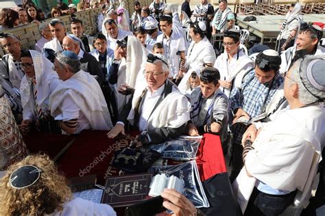 Bar Mitzvah Ceremony at the Western Wall in Jerusalem Old City. Israel ...