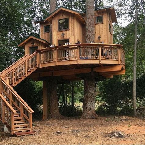 Awesome Woodworking Tree House in 2020 | Tree house diy, Beautiful tree ...