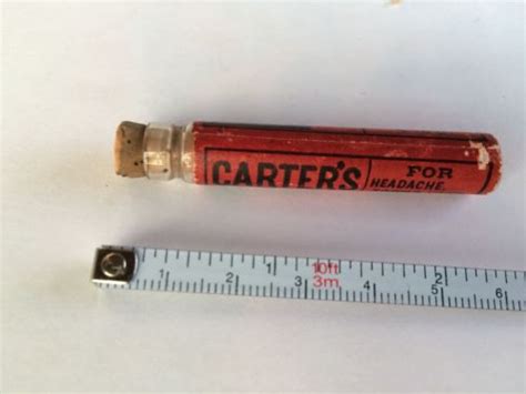 Carter's Little Liver Pills, Tiny Antique Medicine Bottle -- Antique ...