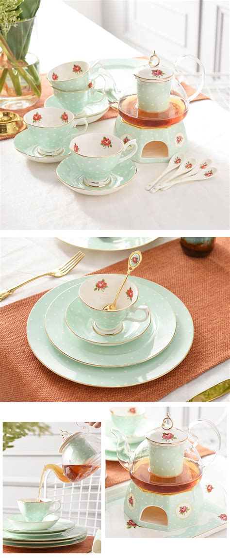 Elegant Floral Tea Set - ApolloBox