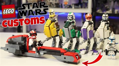 Custom LEGO Star Wars Clone Army Vehicles! - YouTube