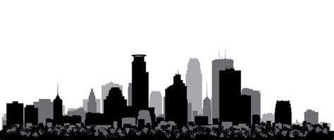 Minneapolis Skyline Vector at Vectorified.com | Collection of ...