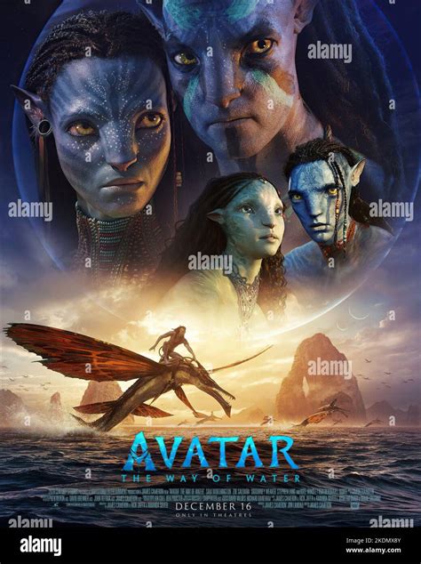 AVATAR: THE WAY OF WATER, (aka AVATAR 2), advance poster, top from left ...