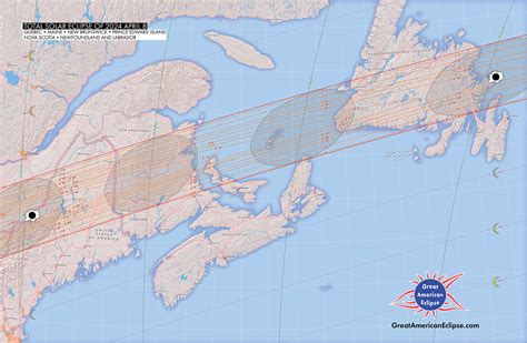 Total Solar Eclipse 2024 Map Canada - Karel Corrianne