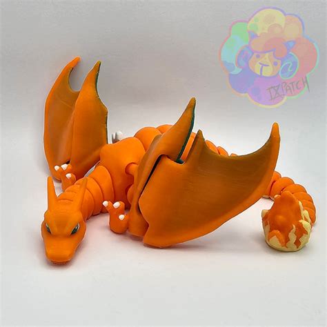 Charizard - Flexi Articulated Pokémon (print in place, no supports) by ...