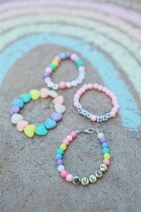 a little j+k: diy kid bracelets / a fun way to teach your kids their ...