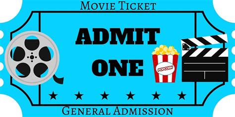 Free Printable Movie Ticket - Movie Night Invitations