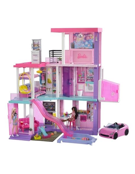 Barbie Dreamhouse Doll House Playset, Barbie House With 75 Accessories ...