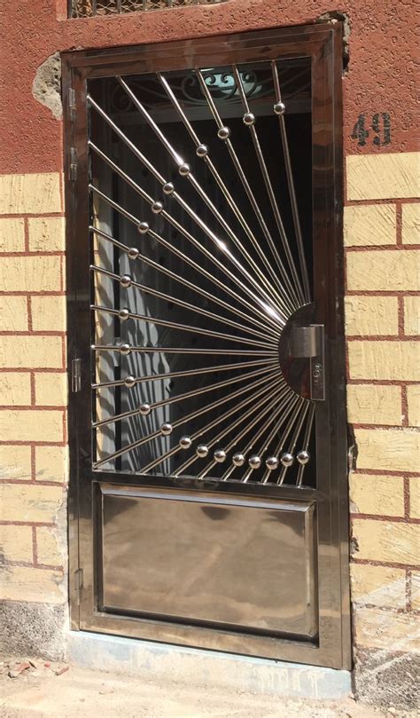 Porte inox in 2022 | Steel gate design, Door gate design, Iron gate design