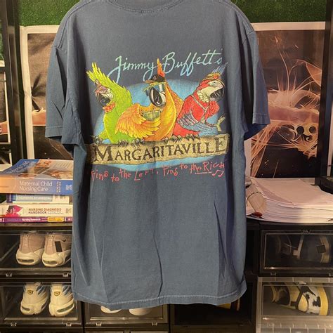 Vintage 2002 Jimmy Buffets Margaritaville Back... - Depop