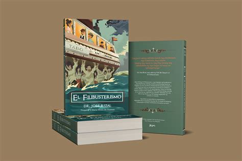 Collection of Redesigned El Filibusterismo Book Covers on Behance