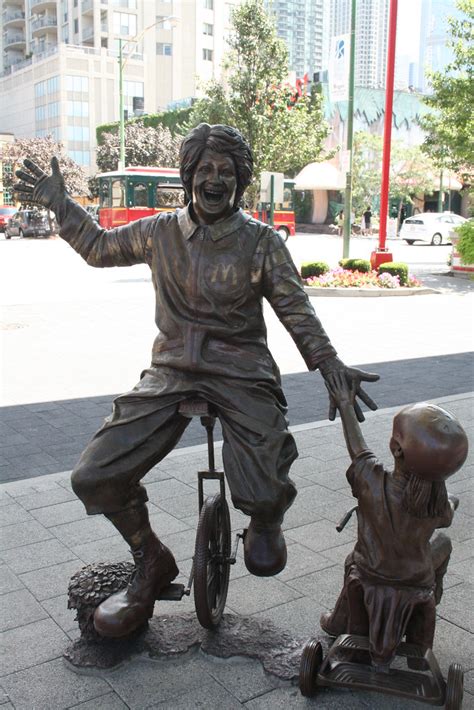 Ronald McDonald Statue | The Ronald McDonald unicycle statue… | Flickr