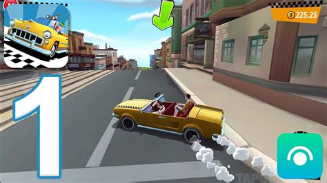 Crazy Taxi City Rush - Gameplay Walkthrough Part 1 - Downtown (iOS ...