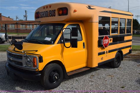 2001 Chevrolet Express 3500 Cargo Blue Bird school bus in Derby, KS ...