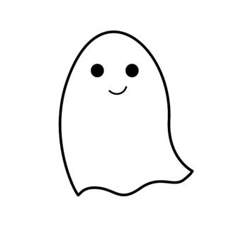 Ghost Clipart Cute Halloween by ElementaryEverything | TPT