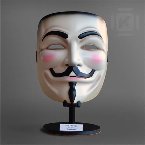 Guy Fawkes Mask Replica | Etsy