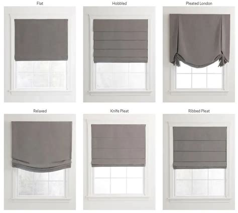 roman shade styles - Google Search | Blinds for windows living rooms ...