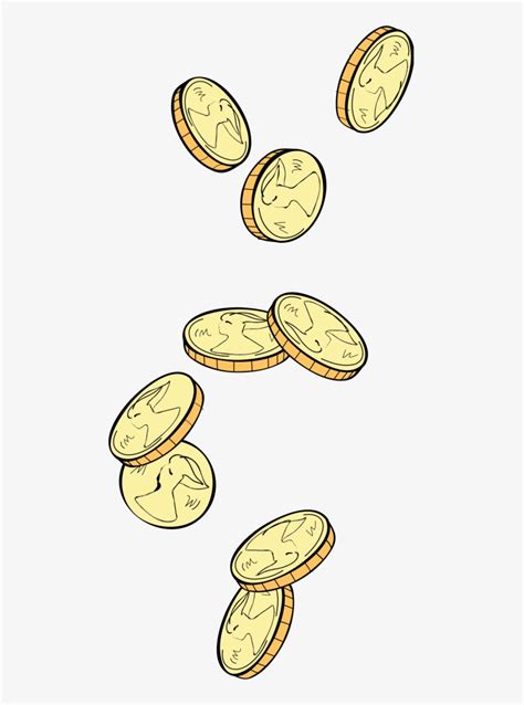 Many Falling Coins - Coins Falling Png Gif - Free Transparent PNG ...