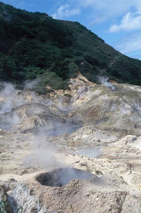 St. Lucia Volcano - Stock Image - C007/7672 - Science Photo Library