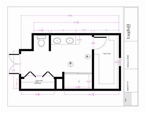 22 Captivating Small Master Bathroom Floor Plans - Home Decoration and ...