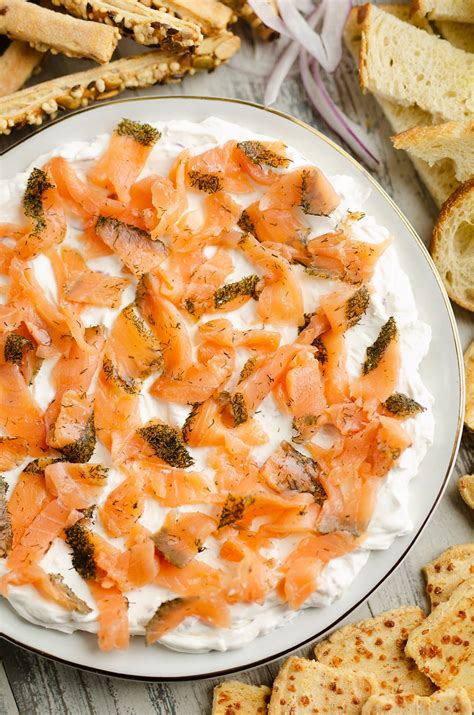 Smoked Salmon Cream Cheese Dip