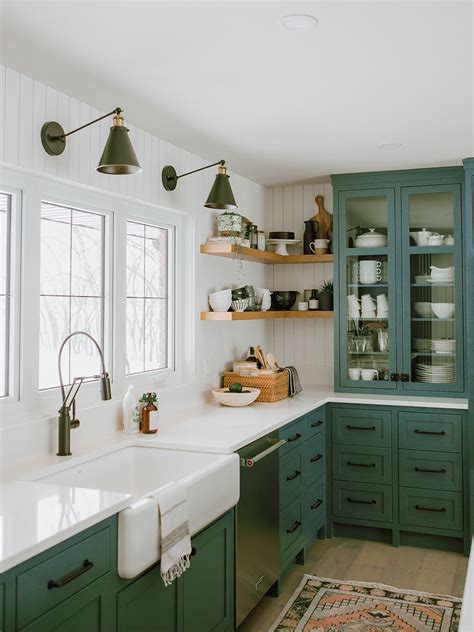 15 Green Kitchen Cabinets That Aren’t All Sage | domino