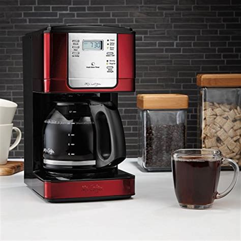 Mr. Coffee Advanced Brew 12-Cup Programmable Coffee Maker, Red SALE ...