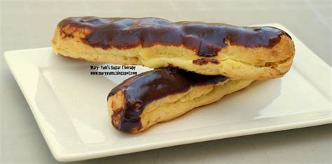 Mary-Yum's Sugar Therapy: Homemade Eclairs