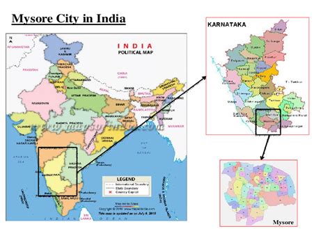 Mysore Tourist Map