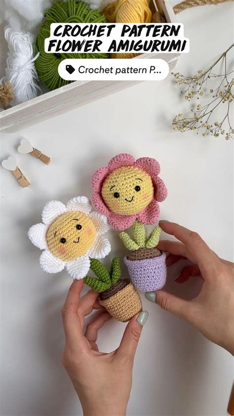 Amigurumi flowers crochet pattern pdf – Artofit