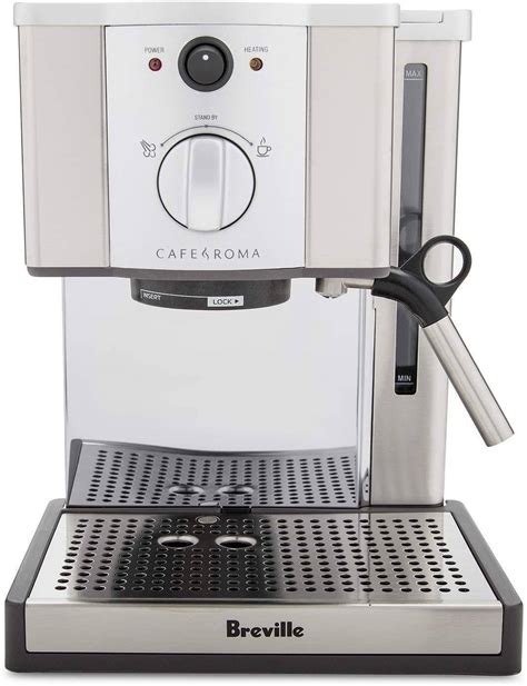 Breville Cafe Roma Stainless Espresso Maker Review - Espresso Coffee ...