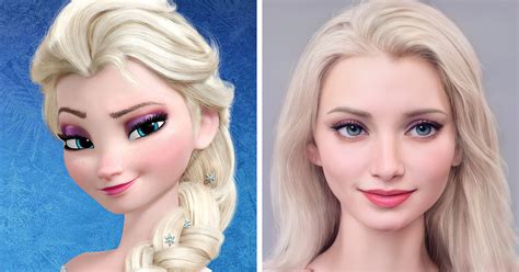 10 Disney Characters Given Realistic Makeovers Using The Power Of ...