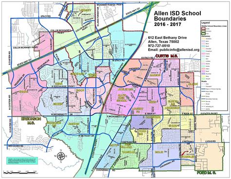 DFW school district map - DFW isd map (Texas - USA)