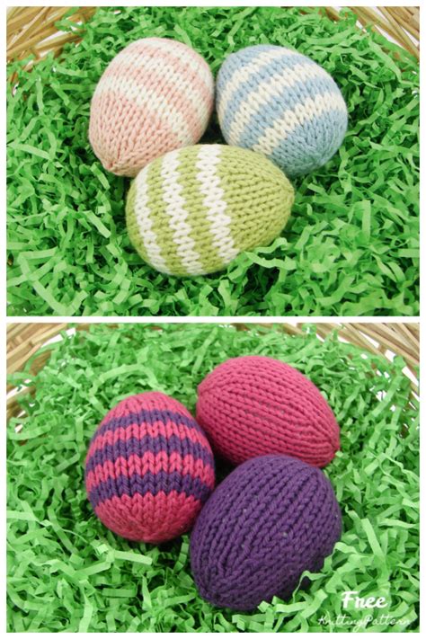 Knit Easter Eggs Free Knitting Patterns - Knitting Pattern