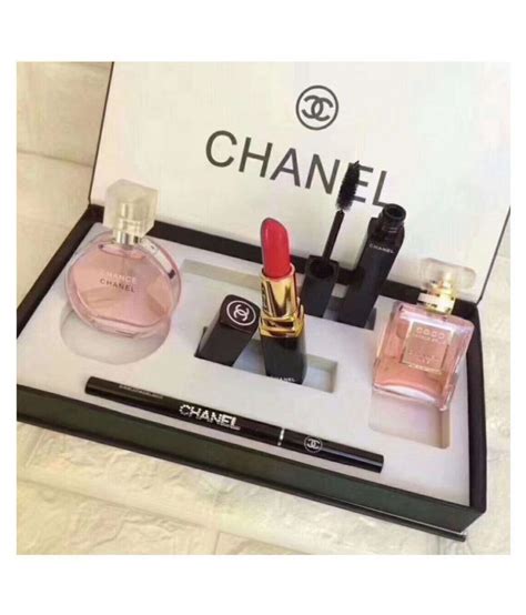 Chanel Gift Set (2 Perfume + 4 Lipstick Intense Lip Color) 100Gm ...