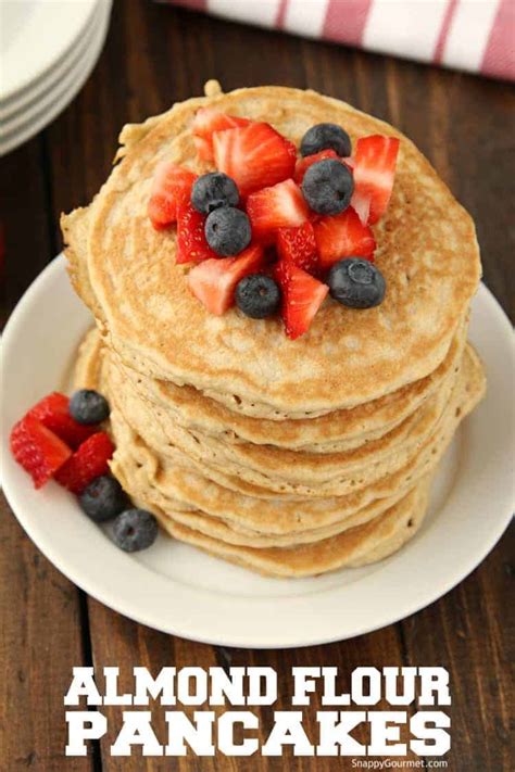 Almond Flour Pancakes (+how to video & freezing tips) - Snappy Gourmet