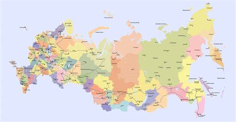 map of russia - MMTA