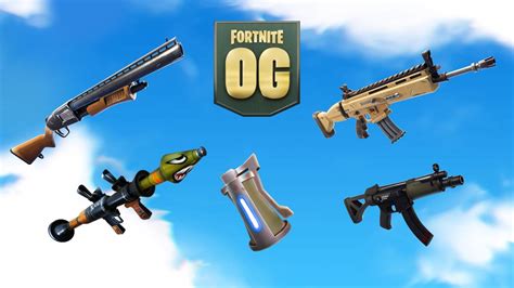 All new, vaulted & unvaulted weapons in Fortnite Season OG - Dexerto