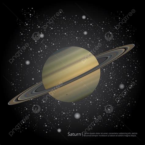 Planets Saturn Vector PNG Images, Planet Saturn Vector Illustration ...