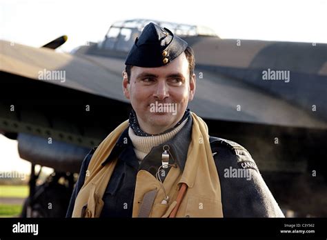 lancaster bomber air crew Stock Photo - Alamy