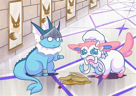 Sylveon Vaporeon: Crying Over SPilled Pancakes by Uluri | Pokemon ...