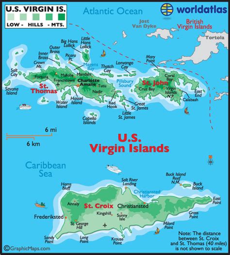 Map Of St Thomas Virgin Islands - Costa Rica On A Map