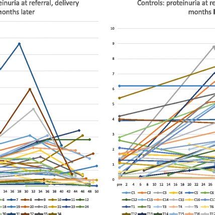 Performance of proteinuria in on diet patients and controls | Download ...