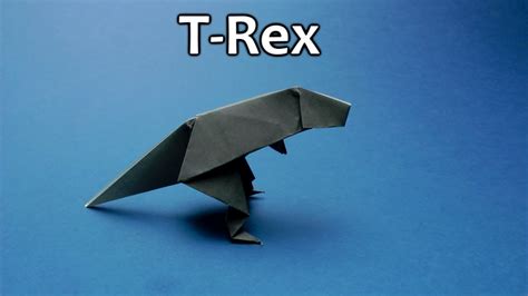 Origami easy T-Rex - YouTube