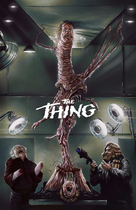 The Thing - PosterSpy | Horror movie art, Horror movie posters, Poster art