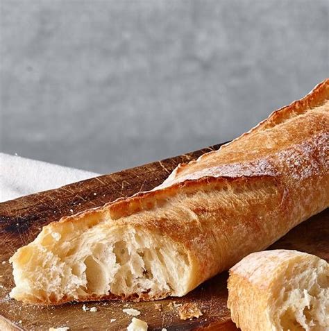 Thinly crusted French baguette with a delicate flavor. Perfect for ...