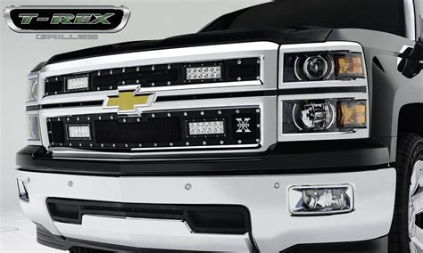 Silverado LED Light Grille 14-15 Chevrolet Silverado Mild Steel ...